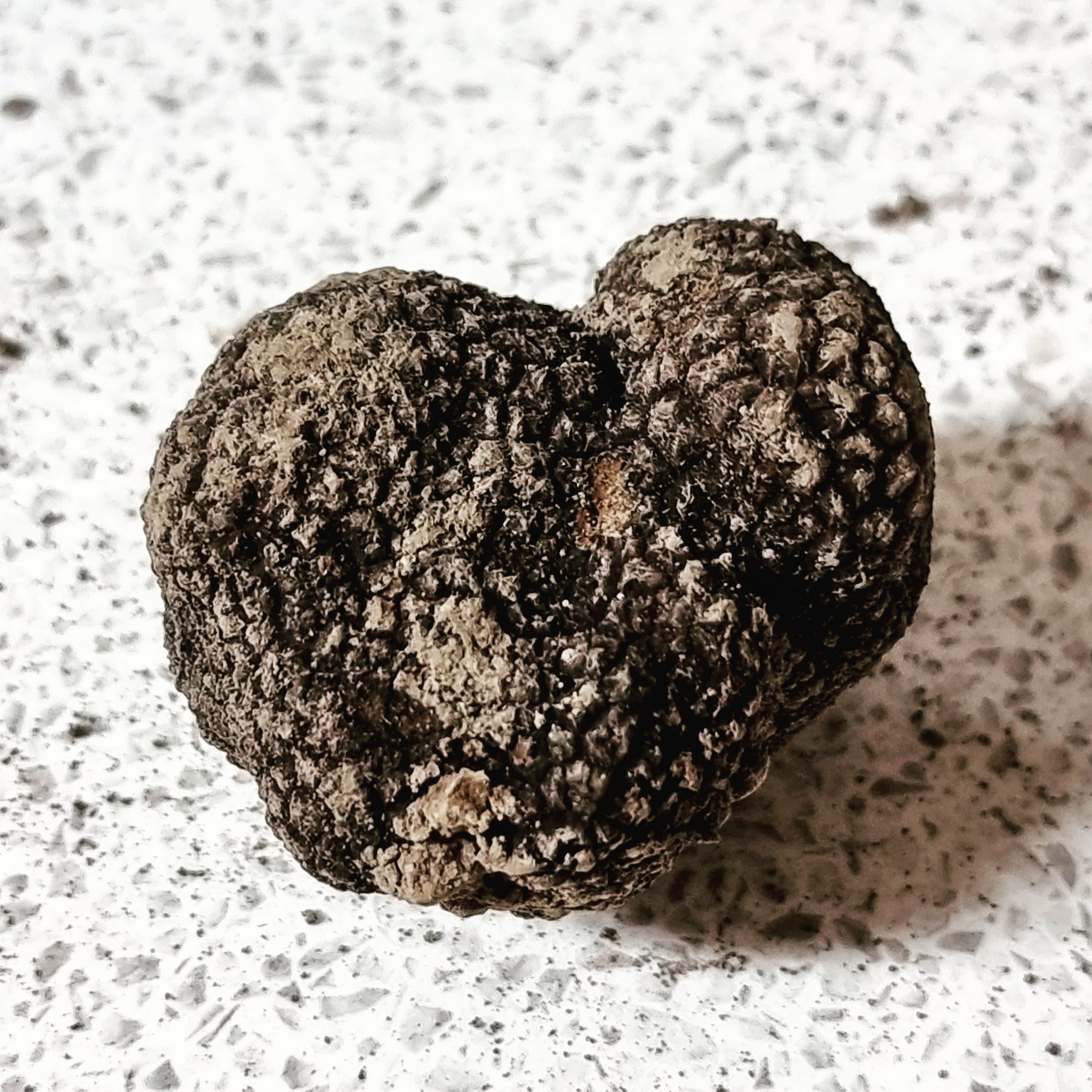 truffle in heart shape